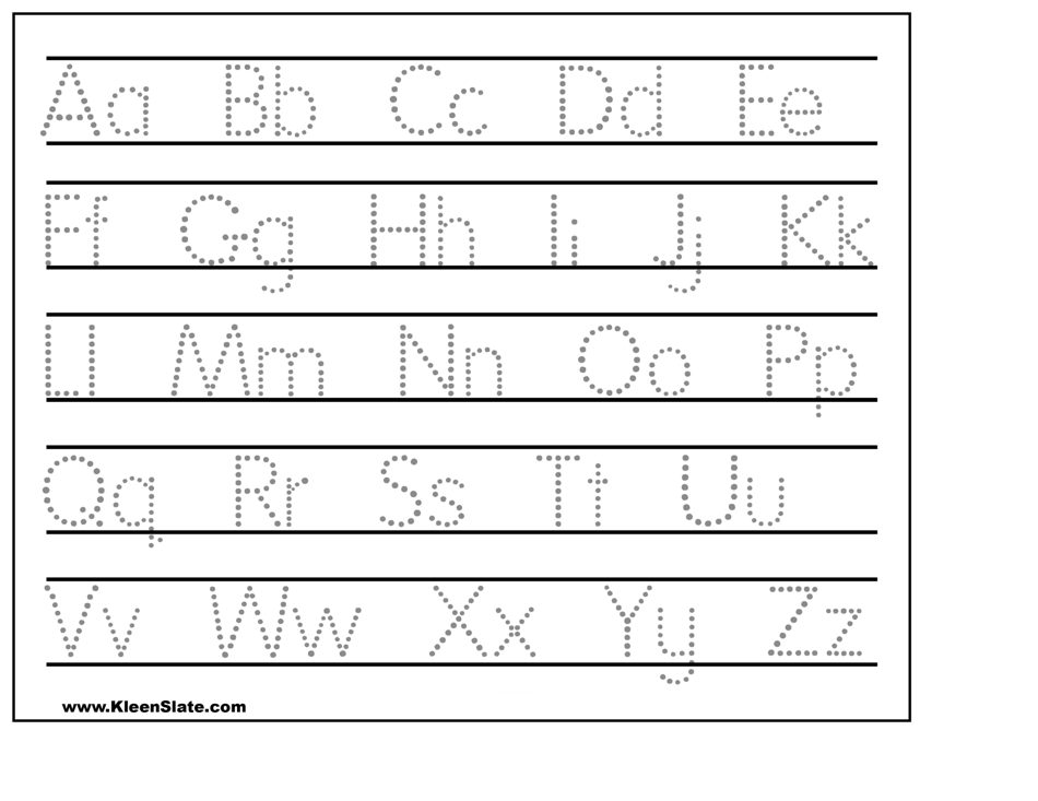 Letters Tracing Worksheets