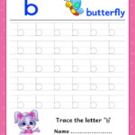 Lowercase Letter B Tracing Worksheets Trace Small Letter B Worksheet
