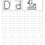 Lowercase Letter D Tracing Worksheet Doozy Moo Lowercase Letter D