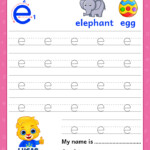 Lowercase Letter E Tracing Worksheets Trace Small Letter E Worksheet