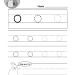 Lowercase Letter o Tracing Worksheet Doozy Moo