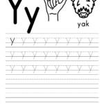 Lowercase Letter Y Tracing Worksheets Free Printable Letter Tracing