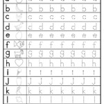 Lowercase Letters Writing Worksheets