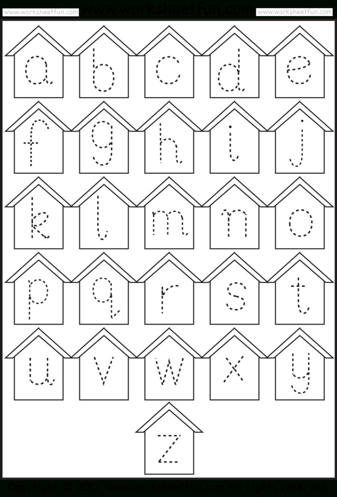 Lowercase Tracing Worksheet AlphabetWorksheetsFree