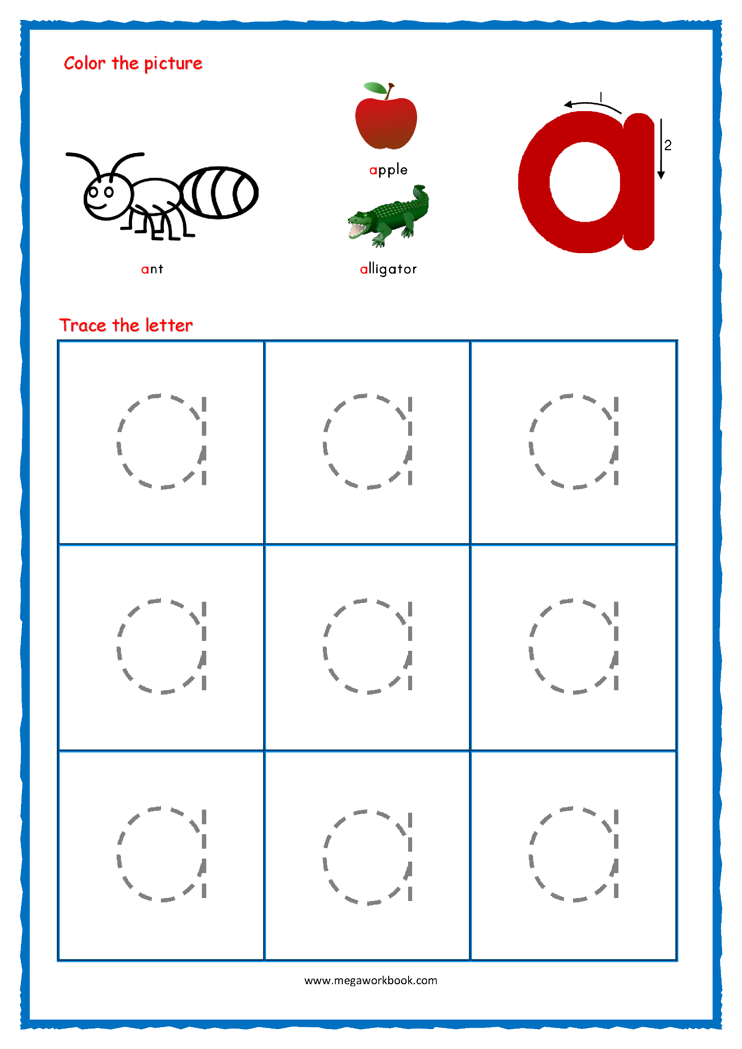 Lowercase Worksheet