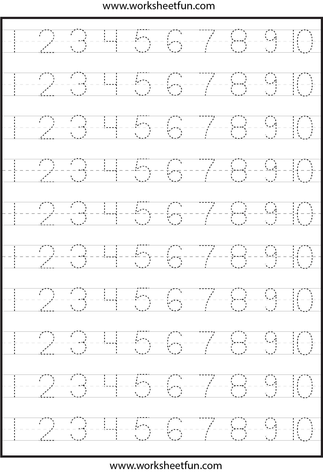 Number Tracing Tracing Worksheets Preschool Alphabet Worksheets Free 