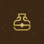 Perfume Bottle Letter S Logo