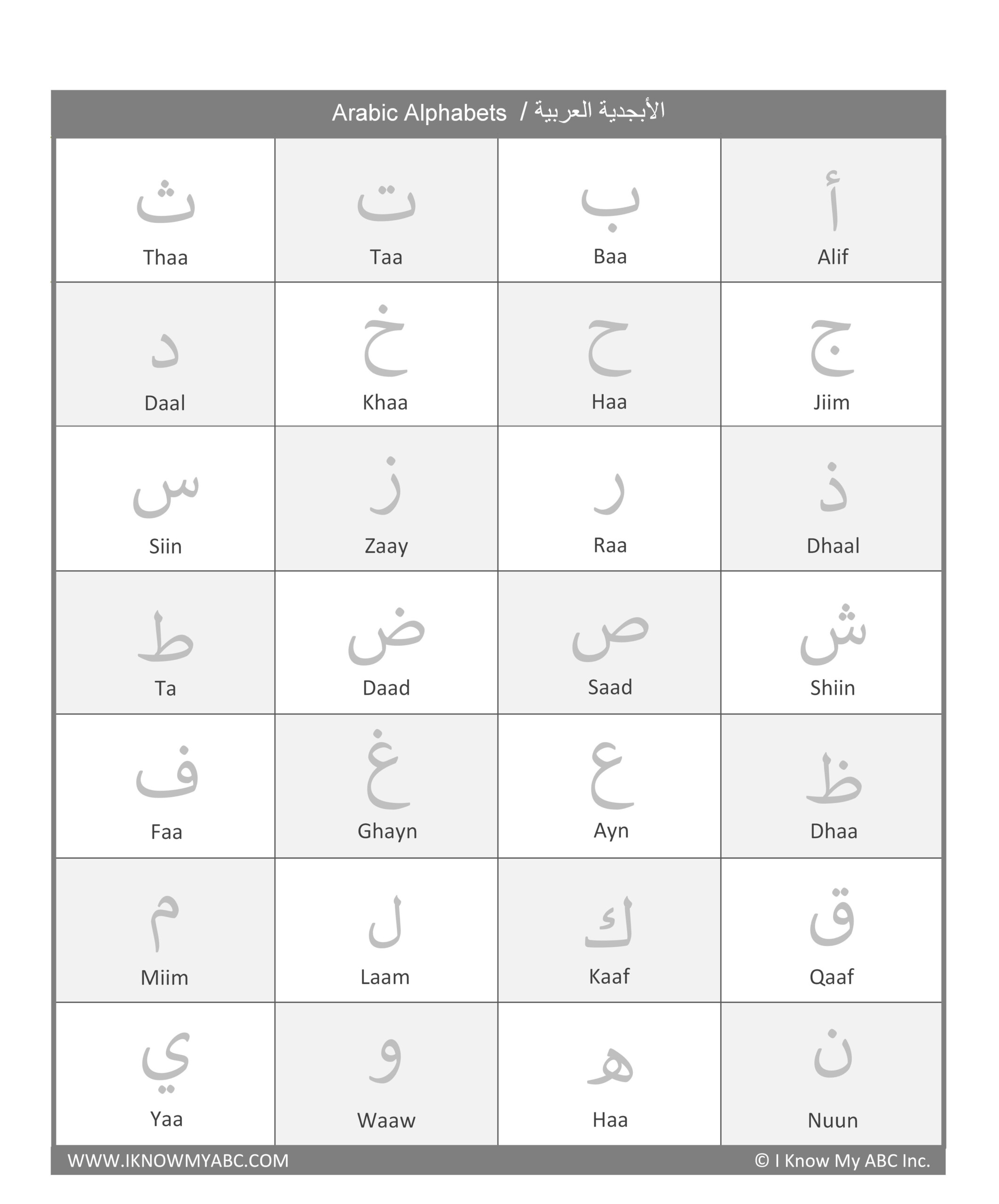 Pin On Arabic Alphabet