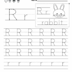 Practice Tracing The Letter R Worksheets 99Worksheets