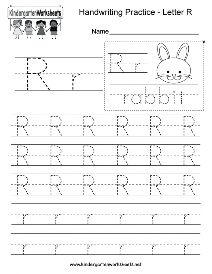 Practice Tracing The Letter R Worksheets 99Worksheets