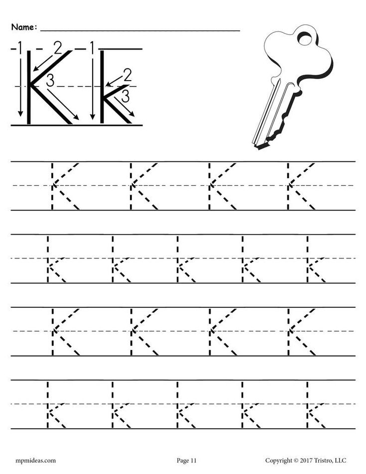 Pre K Traceable Worksheets