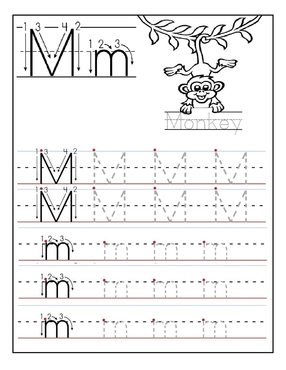 Preschool Printable Worksheets Free Alphabet Tracing Worksheets