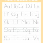 Printable Alphabet Trace Letters Read iesanfelipe edu pe