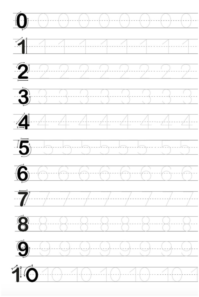 Printable Alphabet Worksheets Free Printable Numbers Preschool 