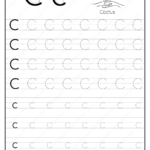 Printable Dotted Letter C Tracing Pdf Worksheet Alphabet Worksheets