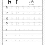 Printable Dotted Letter R Tracing Pdf Worksheet Printable Alphabet
