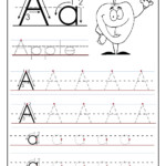 Printable Letter A Tracing Worksheets For Preschool