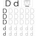 Printable Letter D Tracing Worksheet Letter D Worksheet Tracing