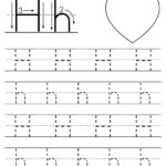 Printable Letter H Tracing Worksheets For Preschoolers Alphabet