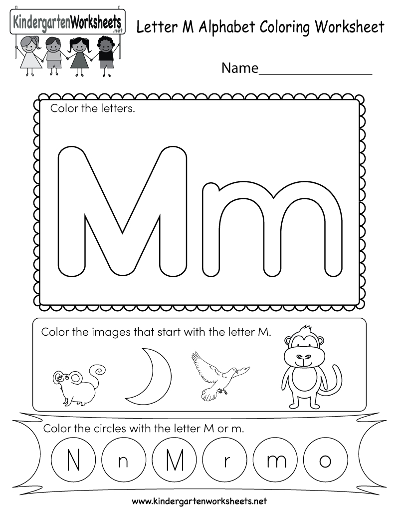 Printable Letter M Tracing Worksheets For Preschool Pre School 