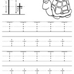 Printable Letter T Tracing Worksheet Letter T Worksheets Tracing