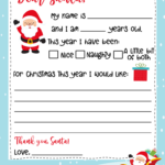 Printable Santa Paper