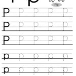 Printable Tracing Letter P Preschool Worksheets Dot To Dot Name