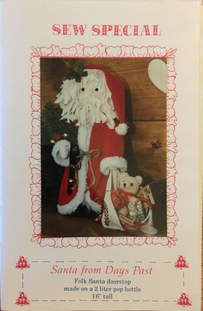 Rare VTG Sew Special 1989 Santa From Days Past Etsy Vintage 