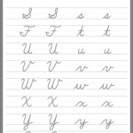 Script Tracing Letters TracingLettersWorksheets