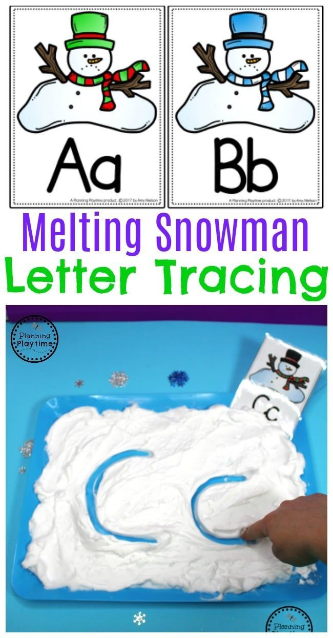 Snowman Activities For Preschool Planning Playtime Winter