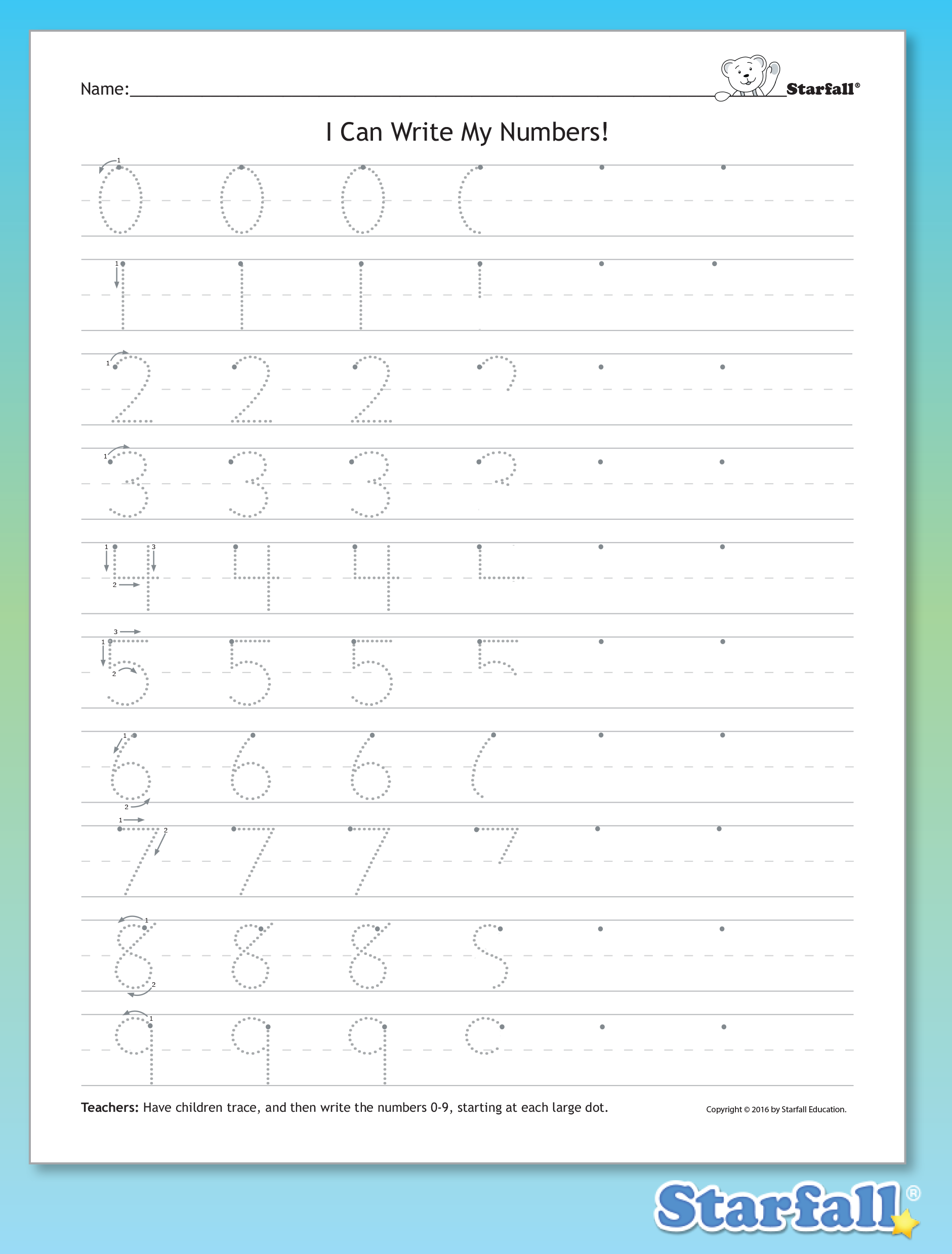 Starfall Letter Tracing Worksheet Dot To Dot Name Tracing Website