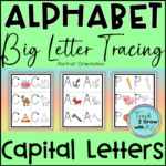 These No prep BIG Letter Tracing Worksheets Are Designed To Help