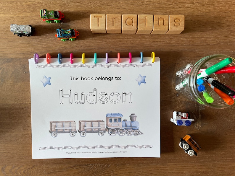 Thomas Trains Alphabet Letter Tracing Thomas And Friends Etsy Canada