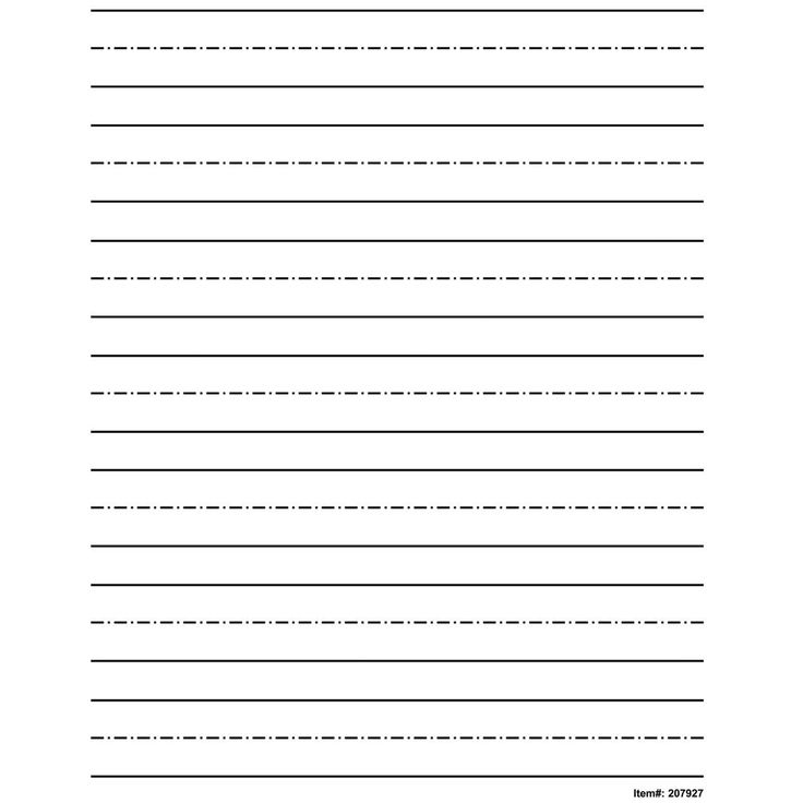 Top 1 Kindergarten Writing Paper With Lines For ABC Kids Handwriting