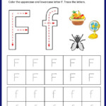 Trace Letter F ELA Worksheets SplashLearn