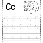 Trace Lowercase Letter C Worksheet For Pre K 1st Grade Lesson Planet