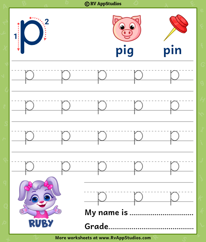 Trace Lowercase Letter D Worksheet For Free English Small Letter D 