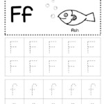 Trace The Letter F Worksheets 99Worksheets