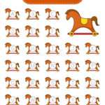 Trace The Letter Tracing Letter Alphabet With Rocking Horse Stock