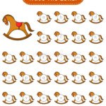 Trace The Letter Tracing Letter Alphabet With Rocking Horse Stock