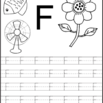 Trace The Letters Letter F Printable Preschool Worksheets Tracing