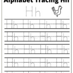 TRACING ALPHABET Hh Worksheet Stock Vector Illustration Of Included