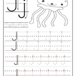 Tracing Letter J Preschool AlphabetWorksheetsFree
