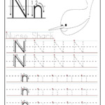 Tracing Letter N Worksheets For Preschool TracingLettersWorksheets