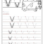 Tracing Letter V Worksheets TracingLettersWorksheets