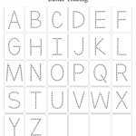 Tracing Letters Preschool Free Printable Alphabet Letters Alphabet