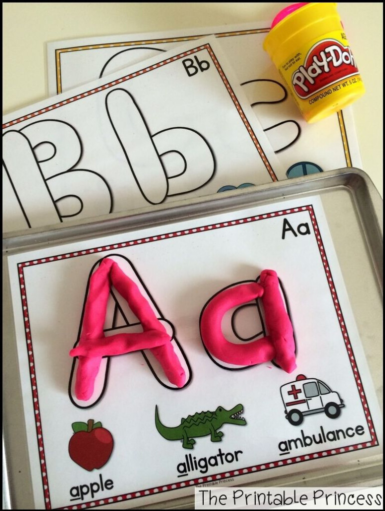 Tracing Letters With Playdough TracingLettersWorksheets