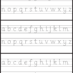 Tracing Small Letters Of The Alphabet TracingLettersWorksheets