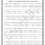 Two Letter Words Tracing Worksheets EnglishBix