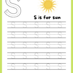 Uppercase Letter S Tracing Worksheet Printable Letter S Writing